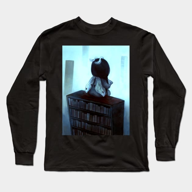 Moth-bitten Library Long Sleeve T-Shirt by selvagemqt